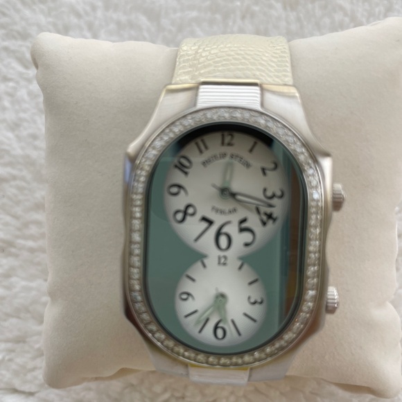Philip Stein Teslar diamond watch with 3 bands - Picture 2 of 6